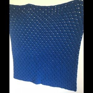 Rare Vintage 1970’s Handmade Crochet Blanket